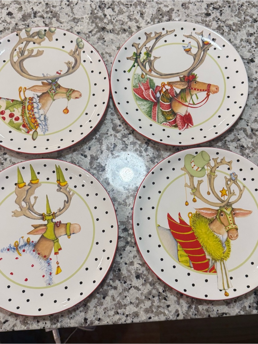 Patience Brewster Dash Away Dessert Plates